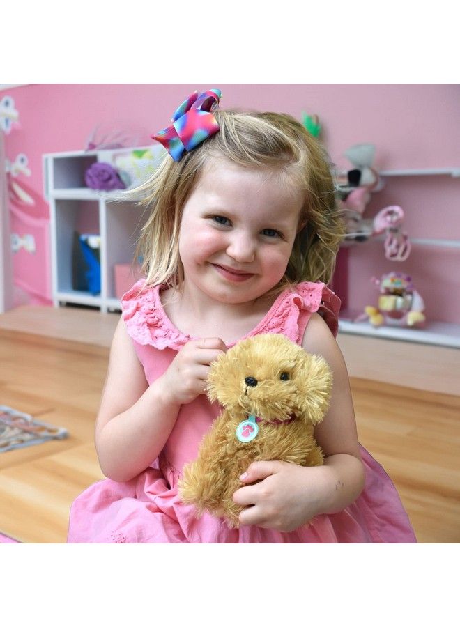 Pets For 18 Inch Dolls Complete Puppy Dog Play Set Perfect Doll Toy For 18 Inch Dolls & More! Cuddly Dog Leash Carrier Bed Food & Play Dog Accessories