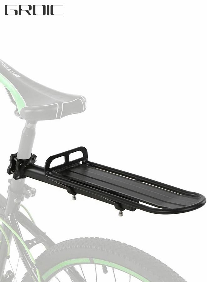 Bicycle Rack Bicycle Rack, Adjustable Alloy Bike Rack, Aluminum Alloy Waterproof Bicycle Luggage Rear Rack Retractable, Bicycle Equipment Accessories, MTB Flat Carrier