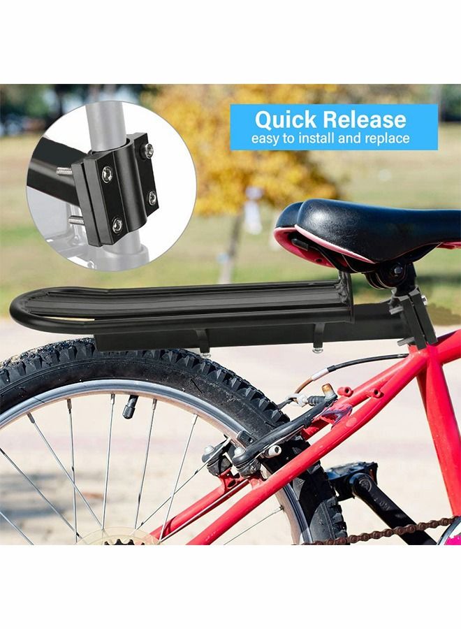 Bicycle Rack Bicycle Rack, Adjustable Alloy Bike Rack, Aluminum Alloy Waterproof Bicycle Luggage Rear Rack Retractable, Bicycle Equipment Accessories, MTB Flat Carrier