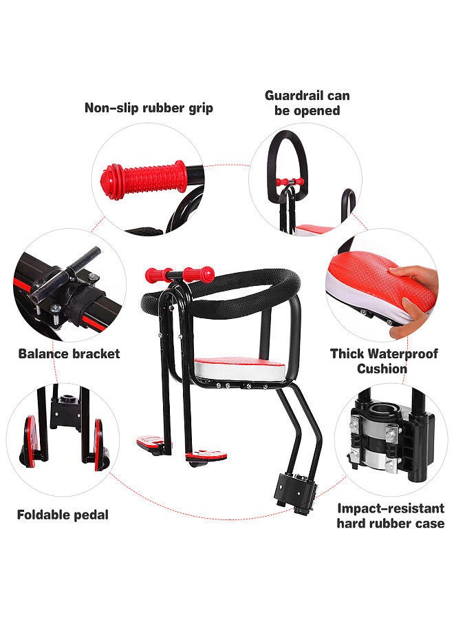 Front Bicycle Seat for Child 1-3 Years (Max 70KG) - Front Seat Mountain Bike Seat
