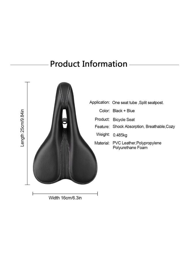 Cushion Saddle Bicycle Seat 27.5x15cm