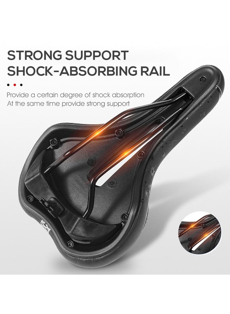 Bike Seat Padded Bicycle Saddle Cushion for Men Women MTB Mountain Road Bike Cycling Type A