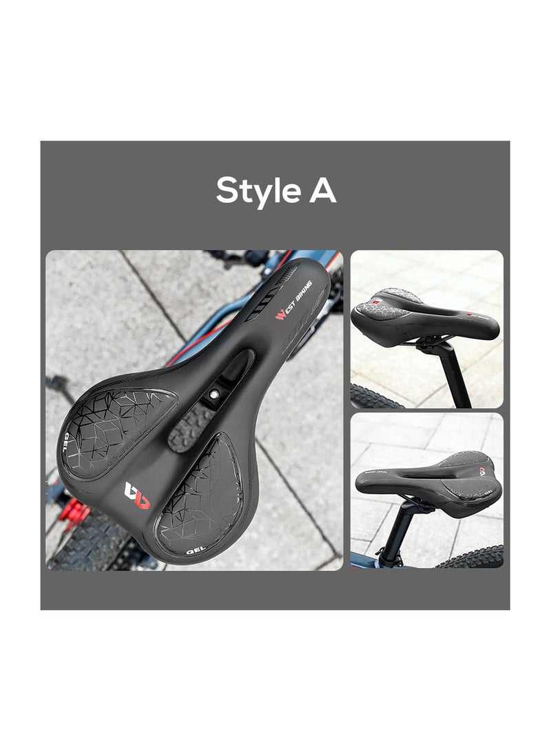 Bike Seat Padded Bicycle Saddle Cushion for Men Women MTB Mountain Road Bike Cycling Type A