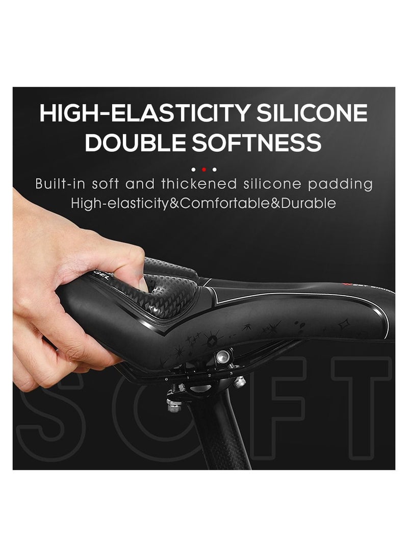 Bike Seat Padded Bicycle Saddle Cushion for Men Women MTB Mountain Road Bike Cycling Type A