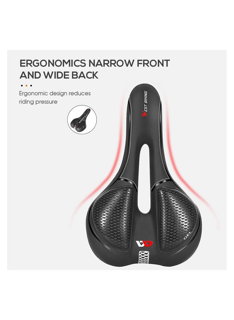 Bike Seat Padded Bicycle Saddle Cushion for Men Women MTB Mountain Road Bike Cycling Type A