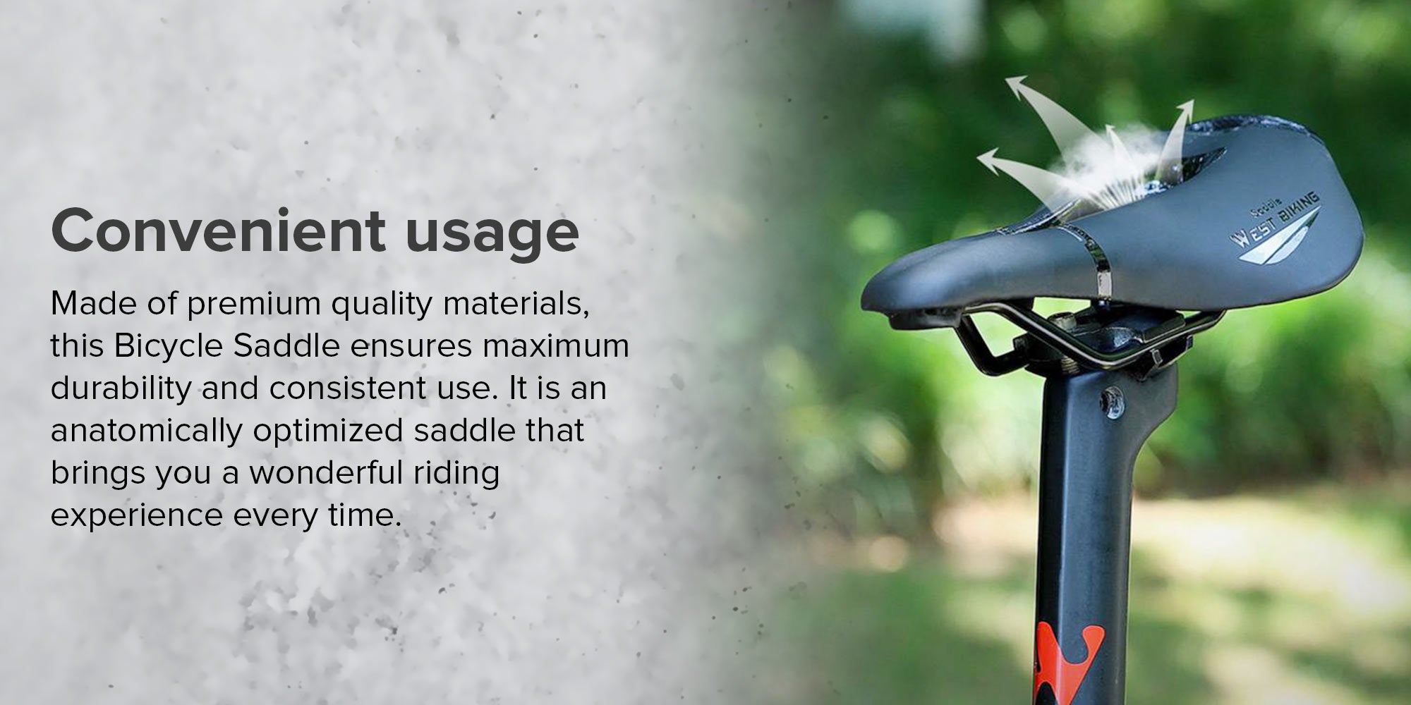 Comfortable Bicycle Saddle