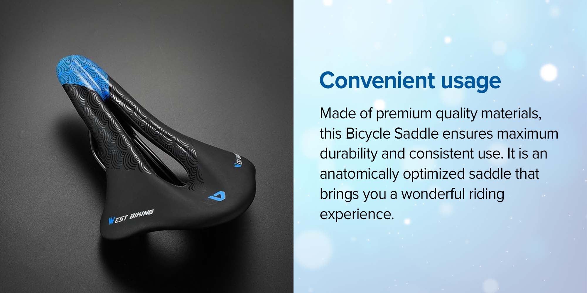 Comfortable Bicycle Saddle