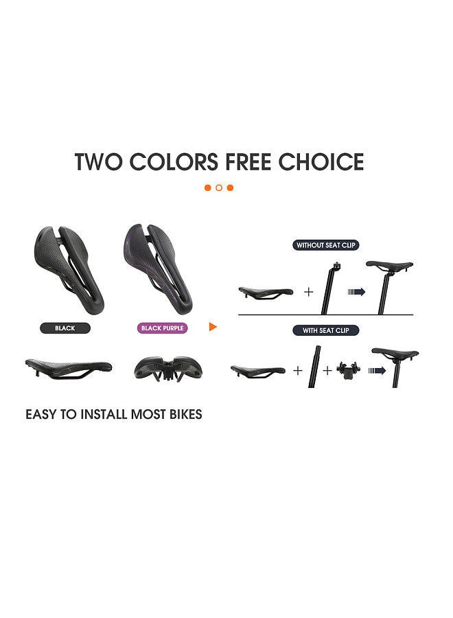 WEST BIKING Hollow Breathable Bike Saddle Bicycle Seats Soft Cycling Cushion PU Waterproof Bike Saddle Cycling Accessories