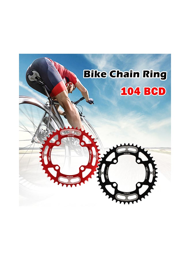 Mountain Bike Single Disc Narrow Wide Chain Ring 23x23cm