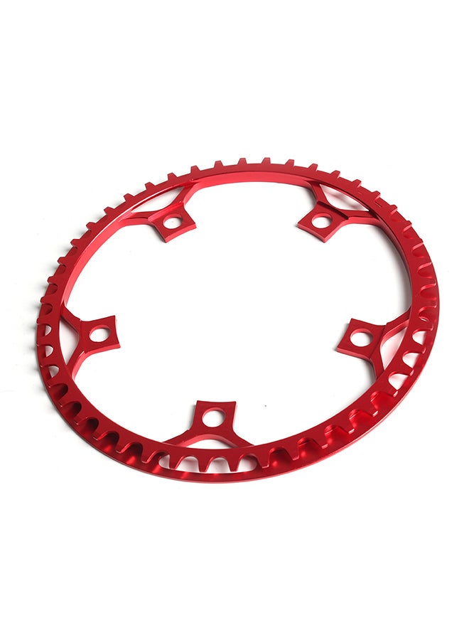 Single Crank Ring Round Chain Ring Bcd 5 Bolts Chainring 53T / 45T