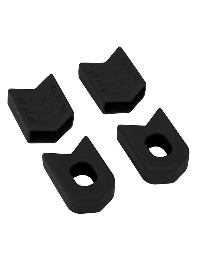 4-Piece MTB Road Bicycle Cycling Crankset Crank Protective Sleeve Cover