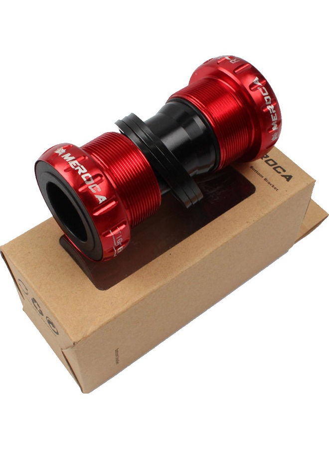 Mountain Bike Colorful Bottom Bracket Axle Integrated Hollow BB Bicycle Threaded Screw-in Center Axle 12*12*12cm