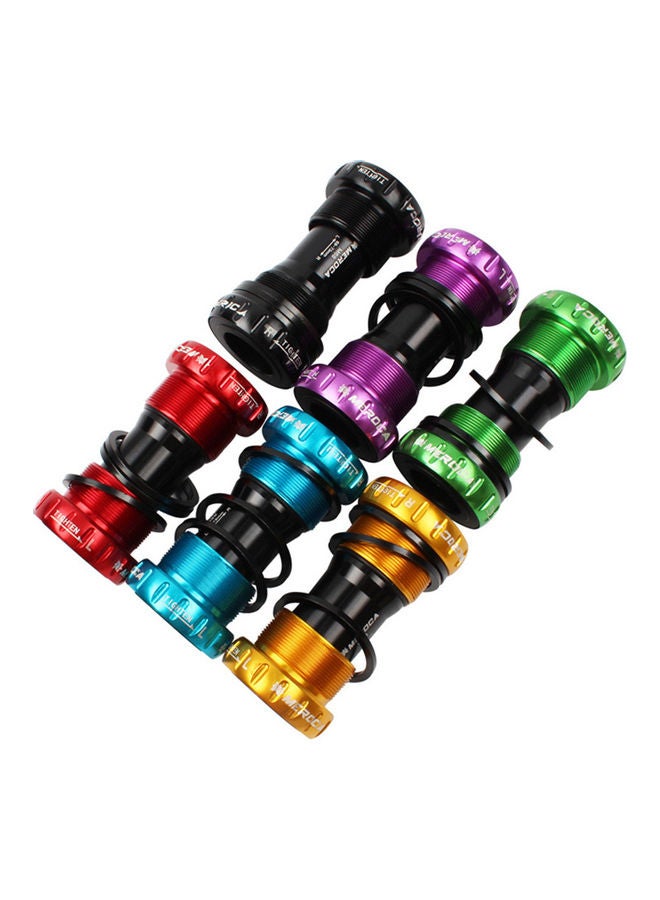 Mountain Bike Colorful Bottom Bracket Axle Integrated Hollow BB Bicycle Threaded Screw-in Center Axle 12*12*12cm