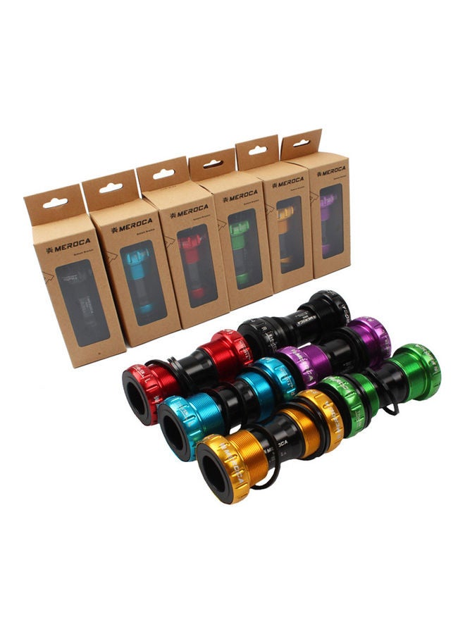 Mountain Bike Colorful Bottom Bracket Axle Integrated Hollow BB Bicycle Threaded Screw-in Center Axle 12*12*12cm