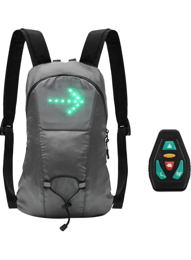 Wireless LED Direction Indicator Usb Rechargeable Led Turn Signal Backpack Attached Light 40 x 5 x 25cm
