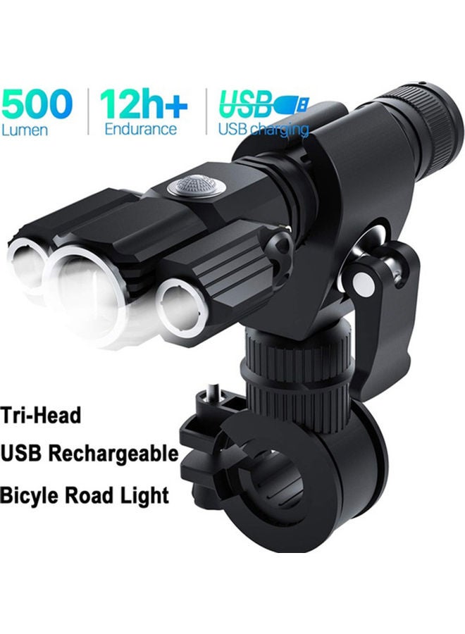 Bicycle Cycling Handlebar Mount Road LED Light Lamp Flashlight with Taillight 20*10*20cm