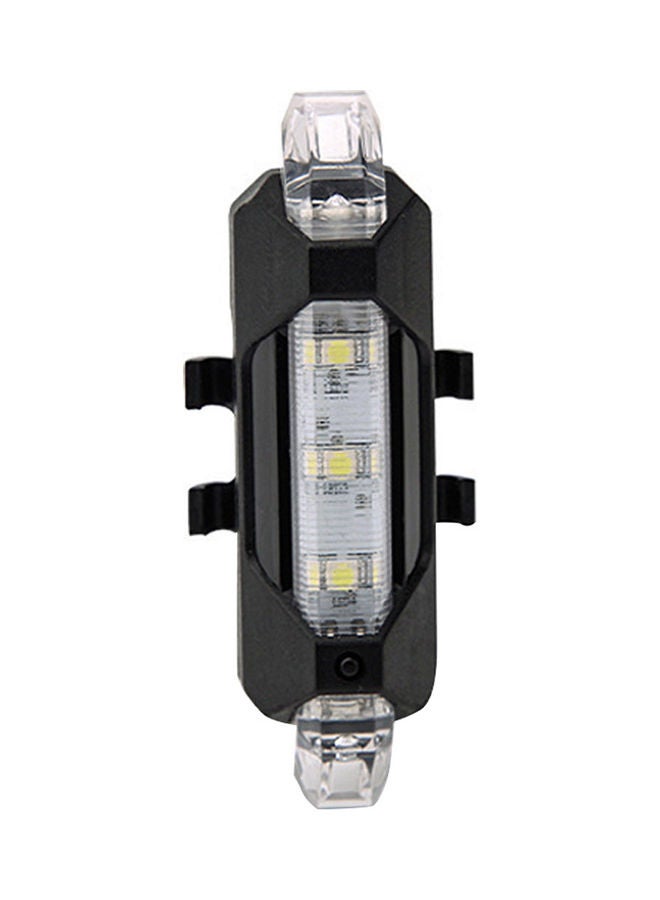USB Rechargeable Rear Bicycle Light LED - 160mAh Capacity Rechargeable Battery 10 x 4 x 9cm
