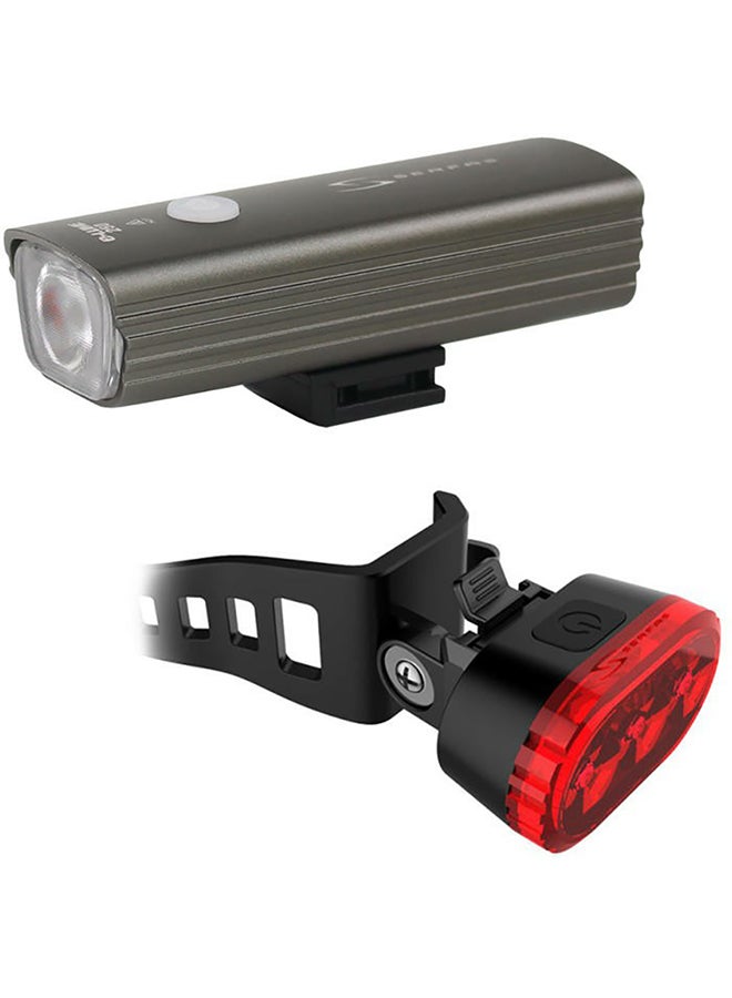 USB Rechargeable Bike Head and Taillight combo kit