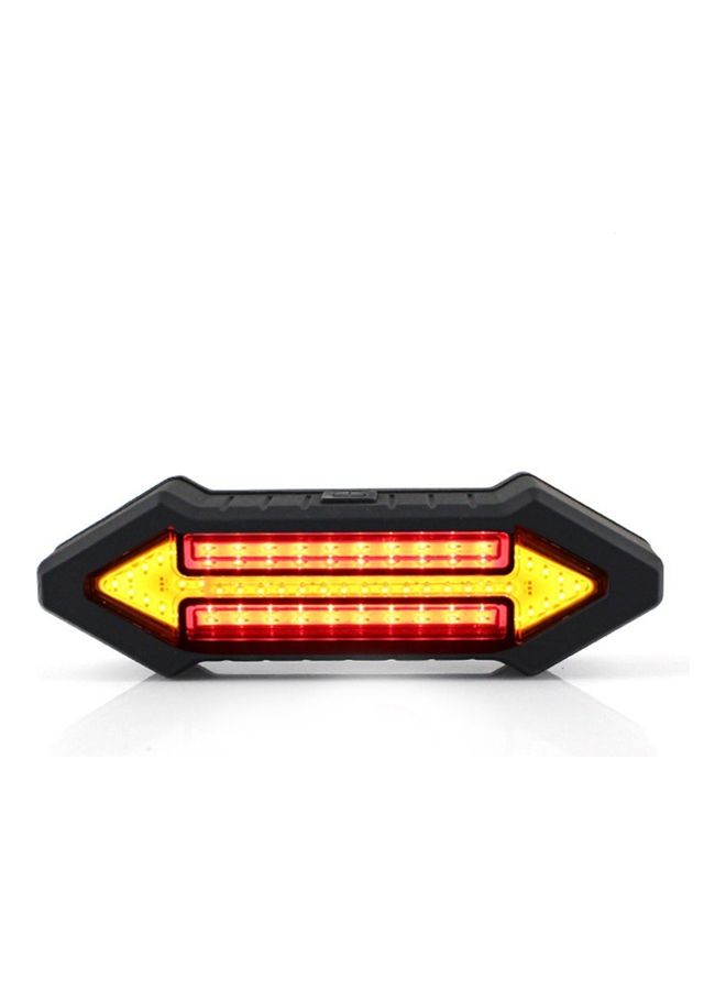 USB Rechargeable Remote Control Bicycle LED Taillight 30 x 10 x 5cm