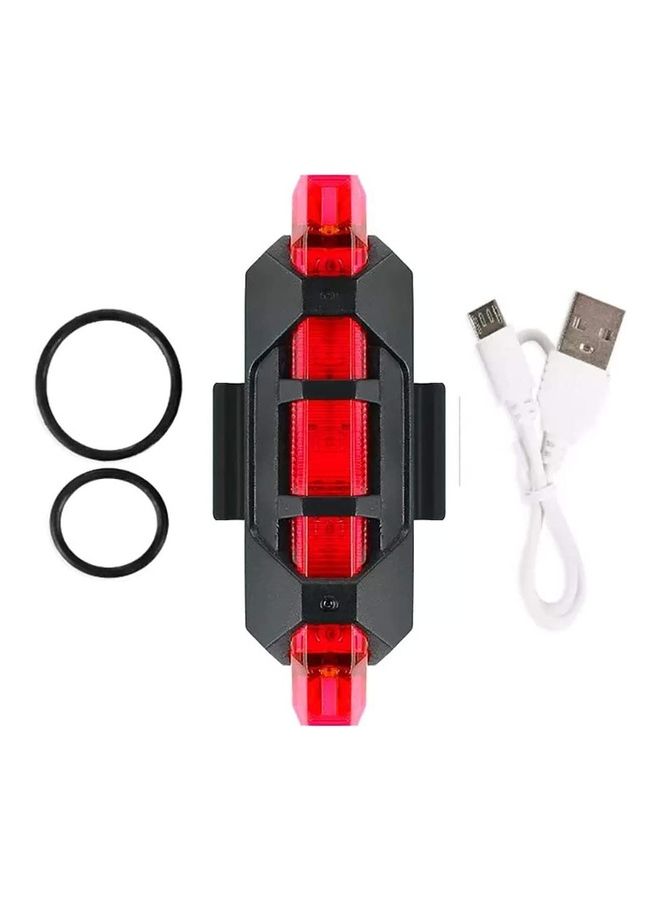 Portable USB Rechargeable Bicycle Laser Projector Rear Tail Light