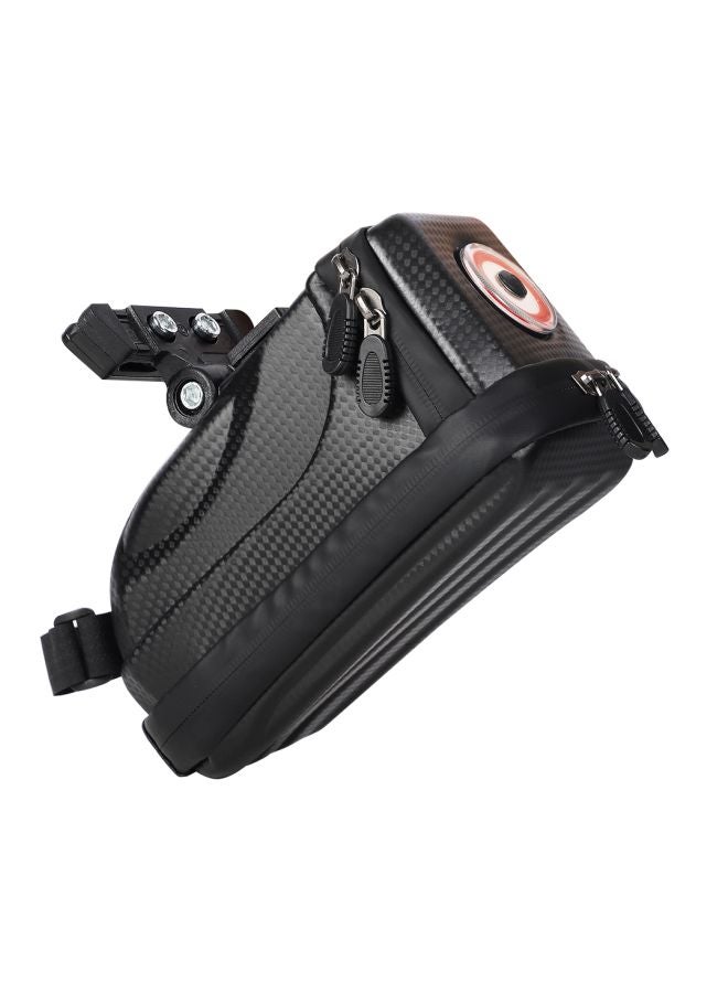 Bike Tail Bag With USB Rechargeable Light 20.5x11.5x12.5cm