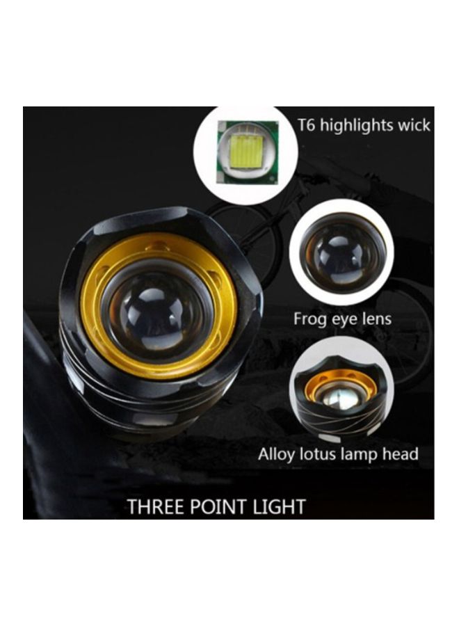 Waterproof LED Flashlight For Bicycle 5.45x7.5cm