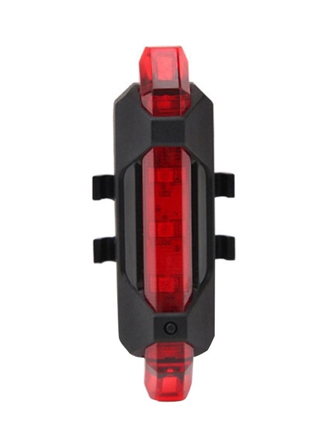 USB Rechargeable Rear Bicycle LED Light 10 x 9 x 4cm