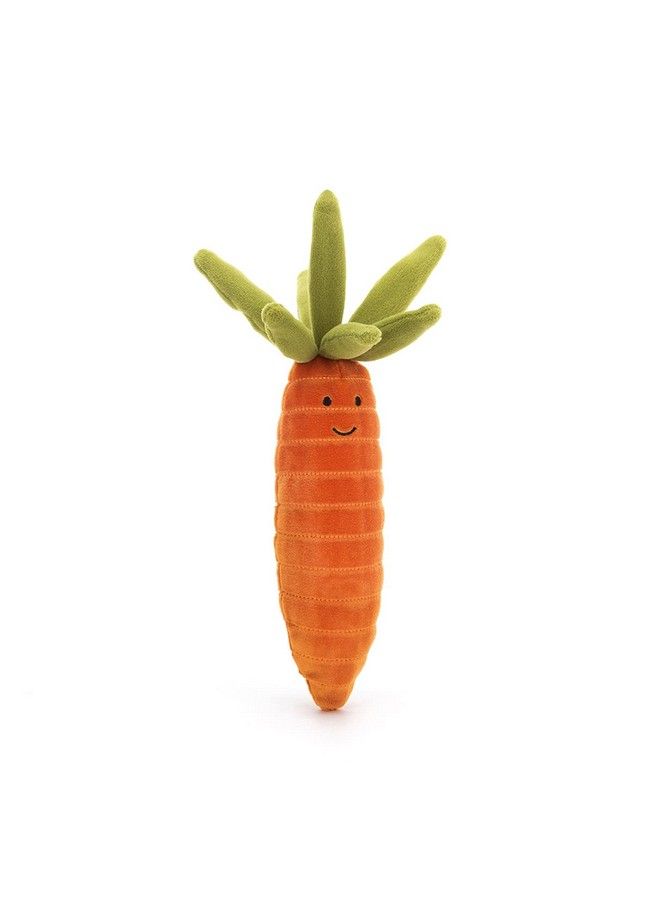 Vivacious Vegetables Carrot Food Plush 7 Inches