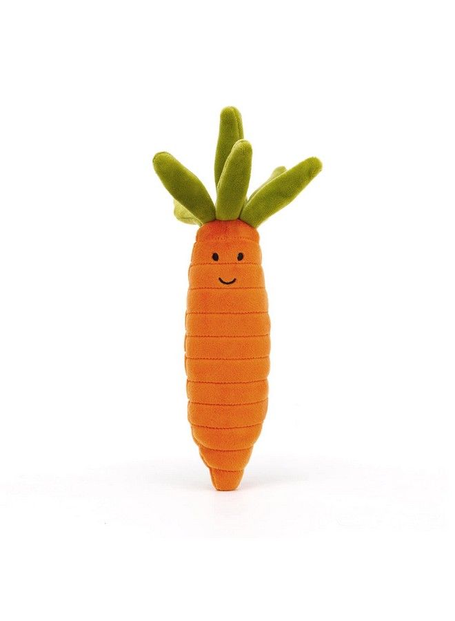 Vivacious Vegetables Carrot Food Plush 7 Inches