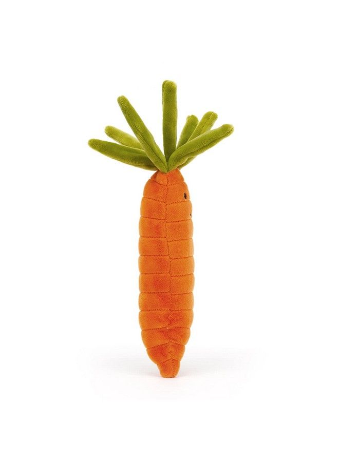 Vivacious Vegetables Carrot Food Plush 7 Inches