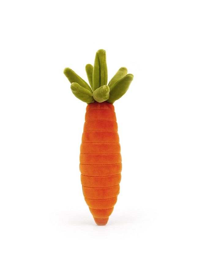 Vivacious Vegetables Carrot Food Plush 7 Inches