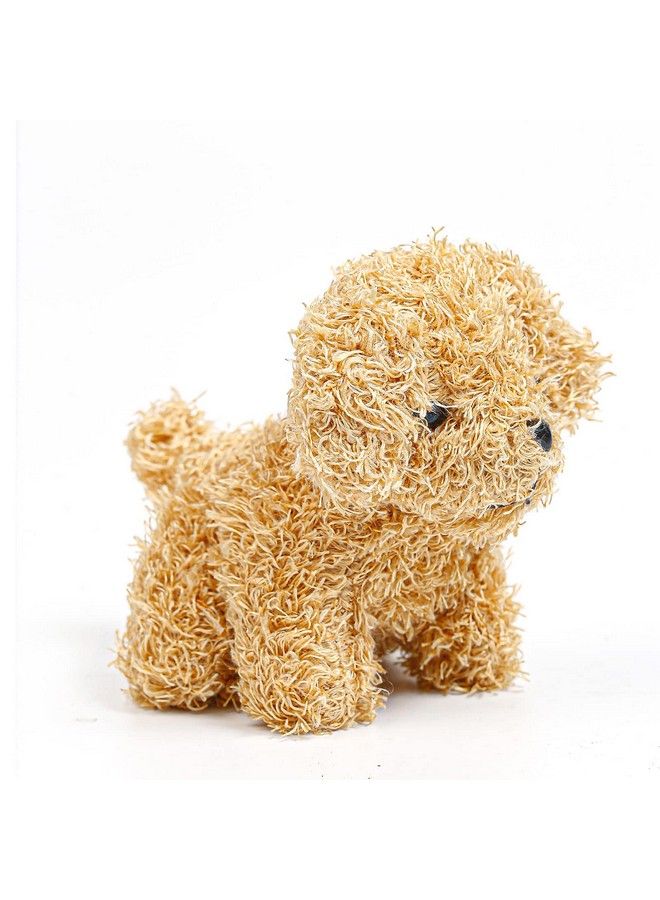 Small Stuffed Animals4.8 Inch Cute Puppy Dog Plush Stuffed Animal With Keychain For Party Favors Kindergarten Children Day Gift (Light Brown)