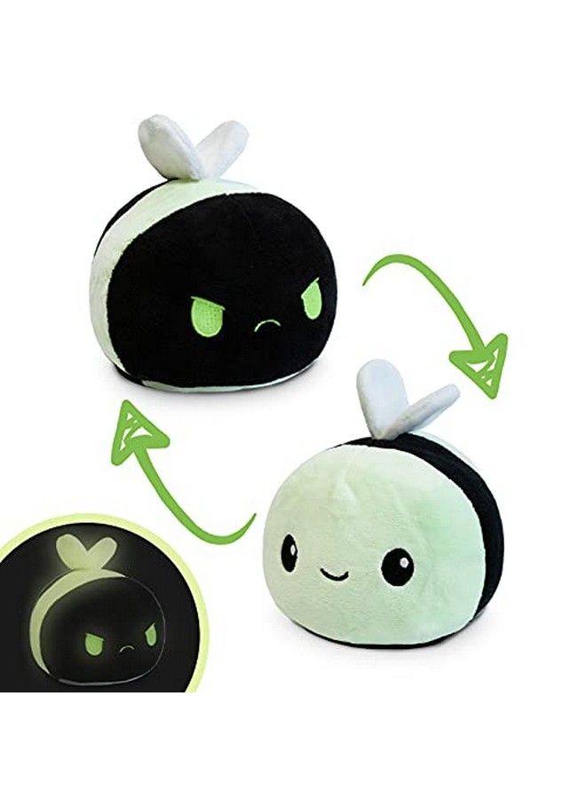 The Original Reversible Bee Plushie Glow In The Dark Cute Sensory Fidget Stuffed Animals That Show Your Mood Perfect For Halloween!