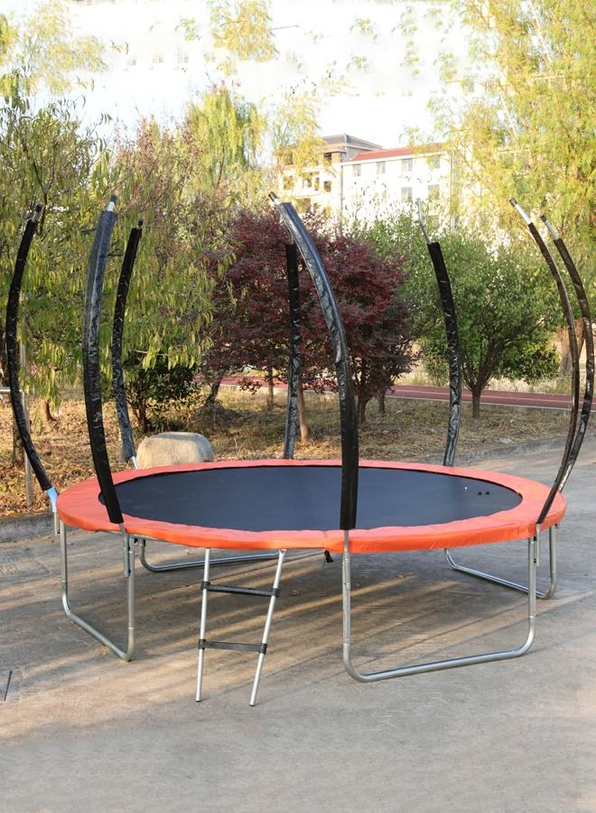 12 Feet Non-Spring Child Trampoline With Elastic Net