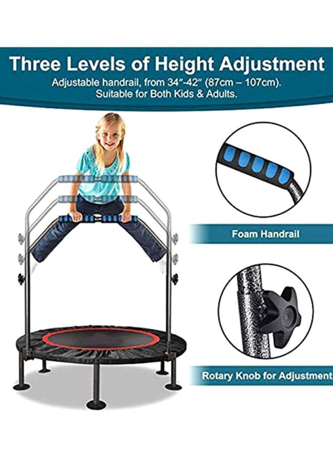 Foldable Mini Trampoline 121x121x26cm