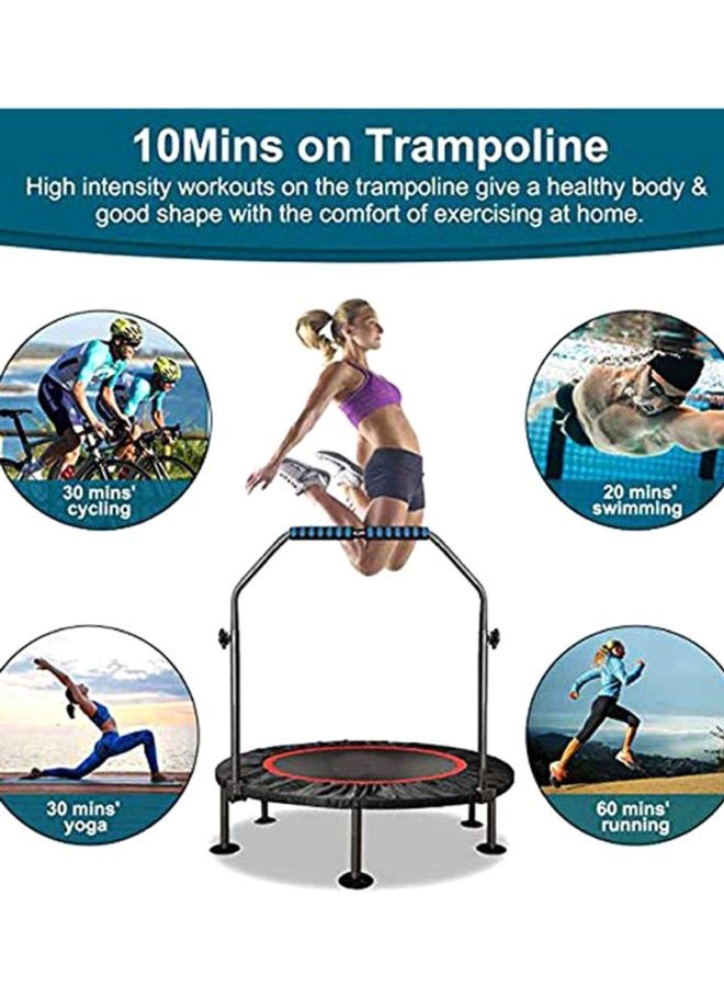 Foldable Mini Trampoline 121x121x26cm