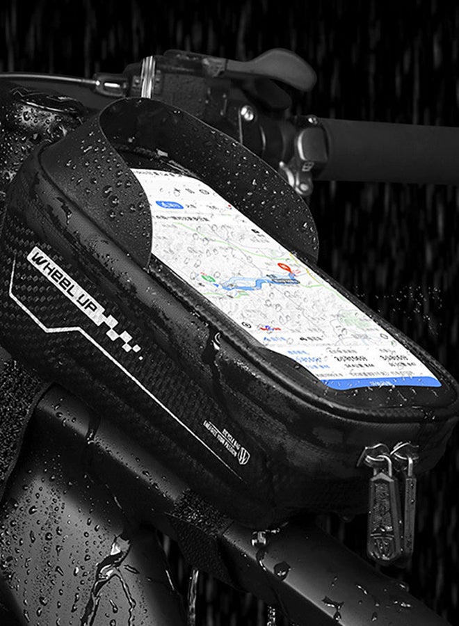 Front Tube Bag Handlebar Bicycle With Touchscreen Phone Case 0.142kg
