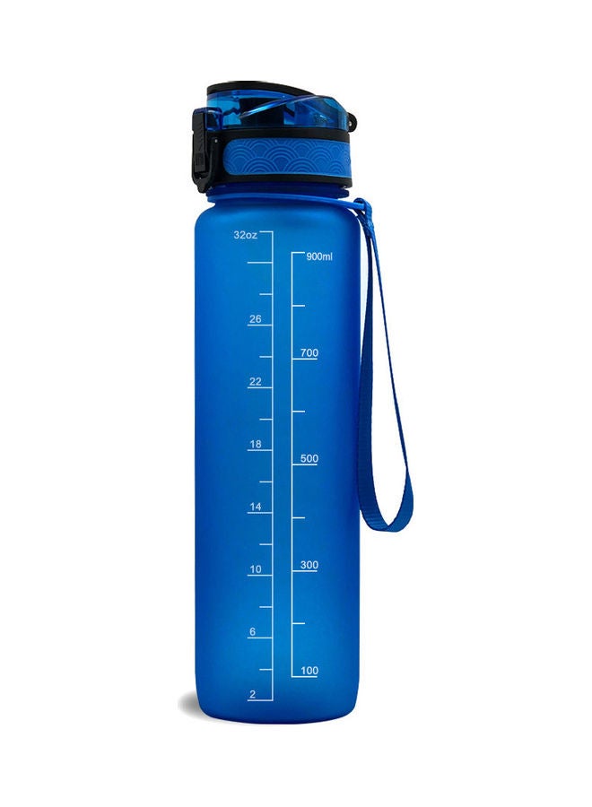 Sports Water Bottle With Time Marker BPA 29.5 x 5 x 7.5cm