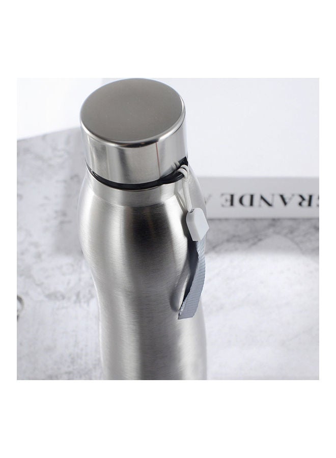 750ml Portable Single Wall Stainless Steel Water Bottle Outdoor Sports Drink Cup 20*10*20cm