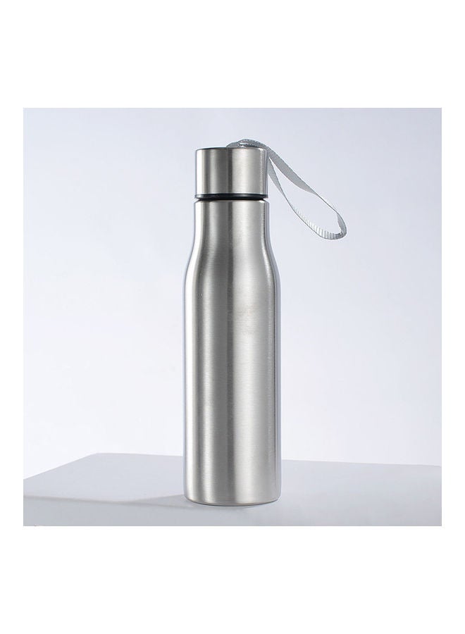 500/750ml Portable Stainless Steel Water Cup Beer Drink Bottle with Tote Rope 20*10*20cm