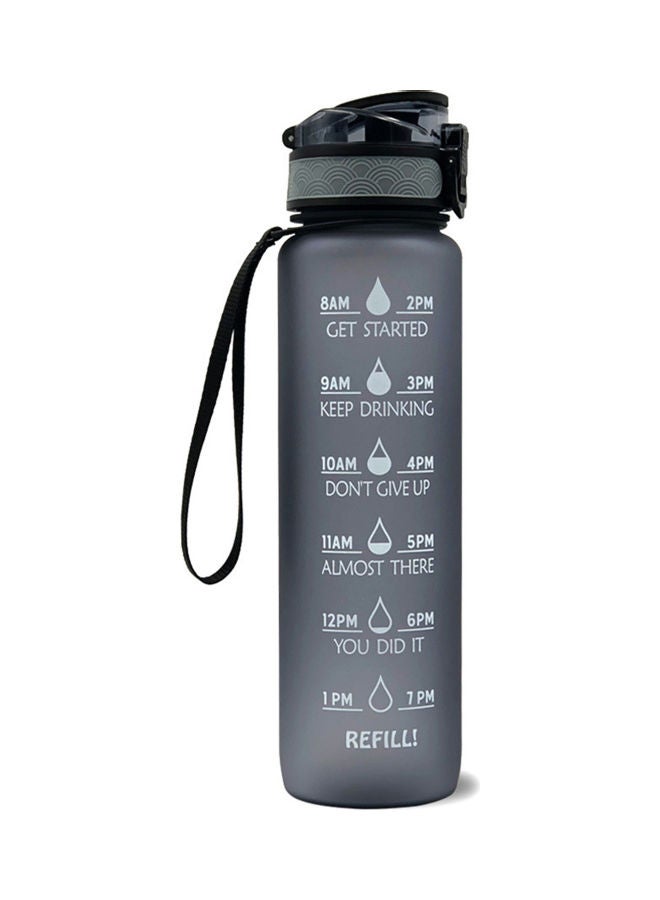 Water Bottle With Time Marker 1Liters