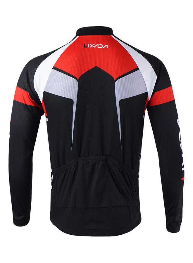 Spring Autumn Cycling Clothing Set Sportswear Suit Bicycle Bike Outdoor Long Sleeve Jersey And Pants Breathable Quick-dry