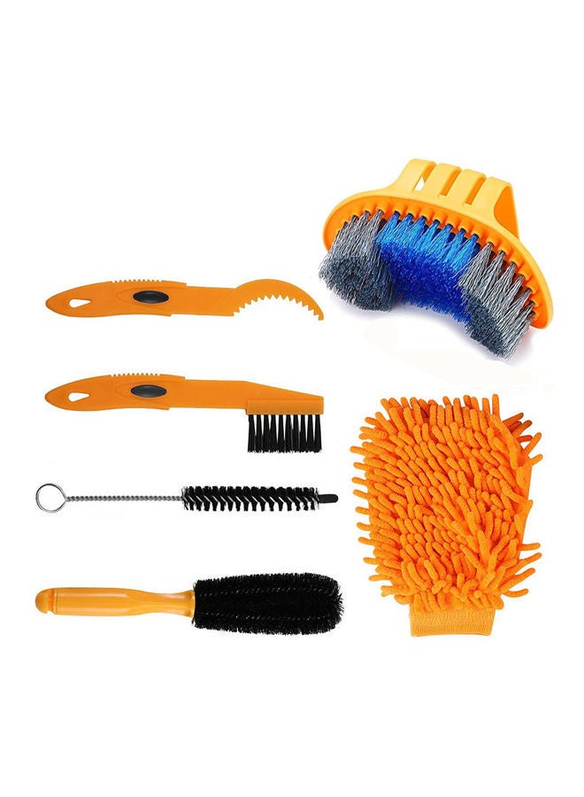 6-Piece Bicycle Cleaning Brush Set