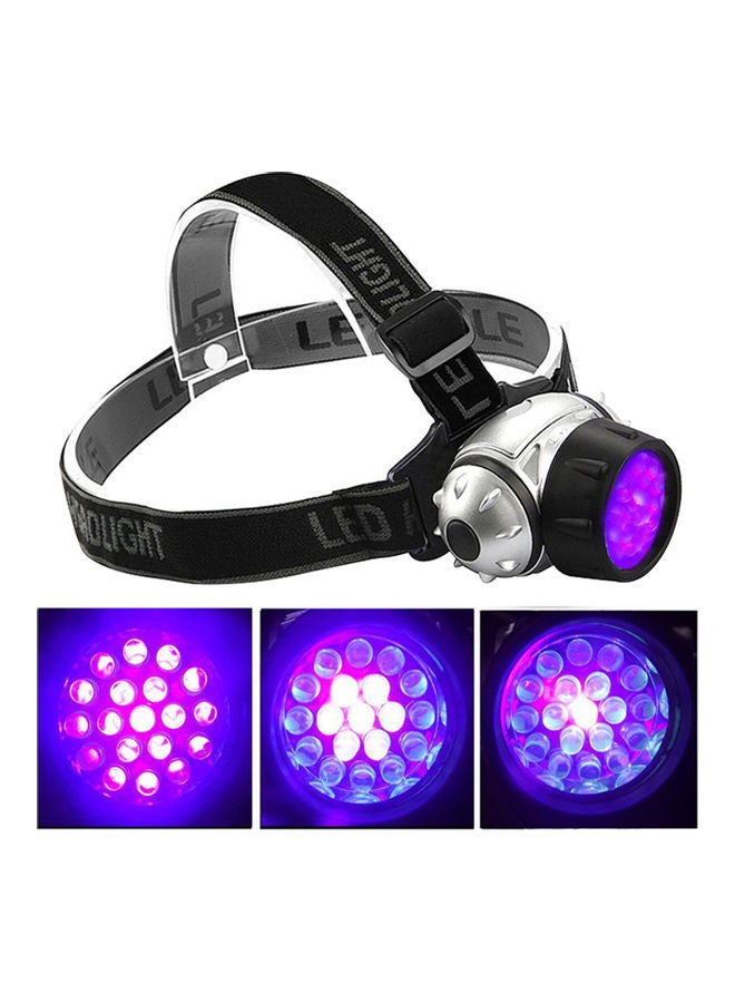 Ultraviolet Flashlight Light Banknote Detector UV Head Lamp 20 * 10 * 20cm