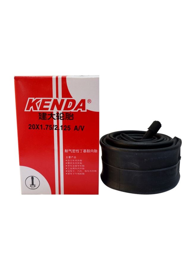 2-Piece Butyl Rubber Bicycle Inner Tube 11x5.2x5.4cm