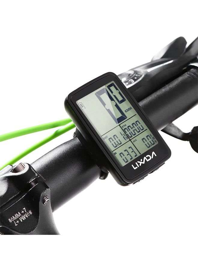 USB Rechargeable Wireless Cycling Speedometer