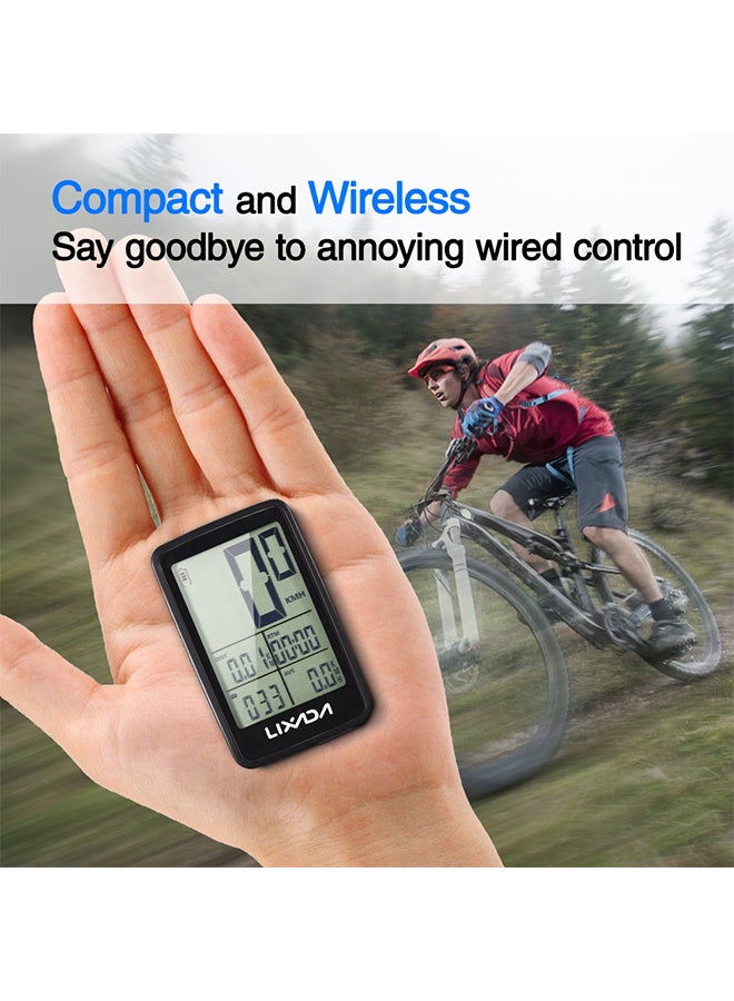 USB Rechargeable Wireless Cycling Speedometer