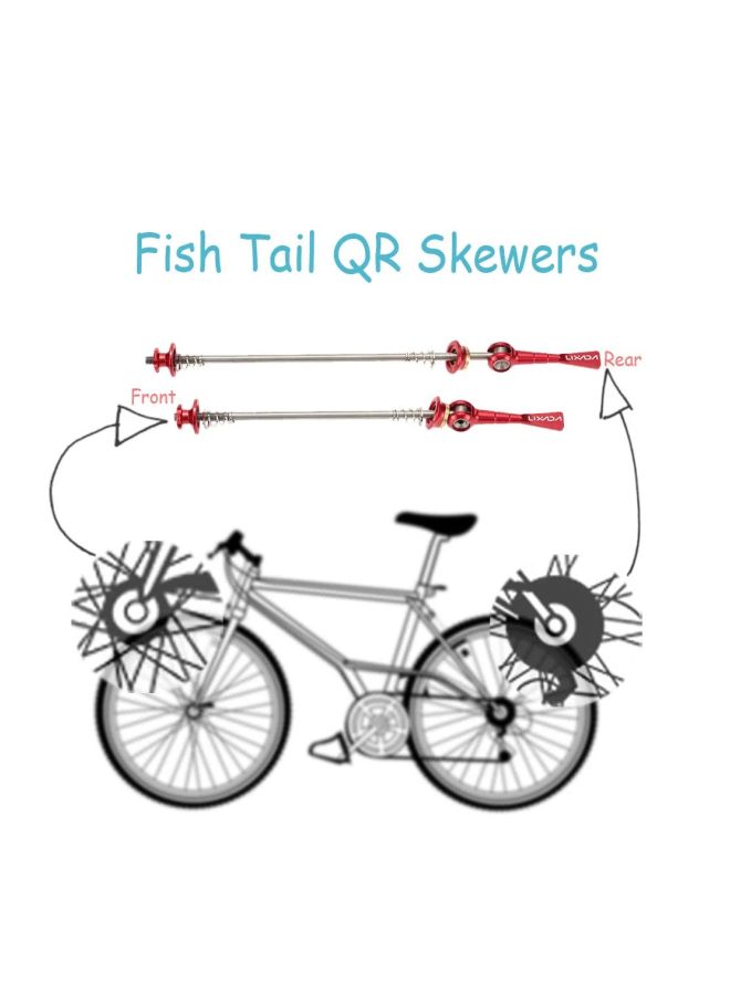 2-Piece Bicycle Skewers Set