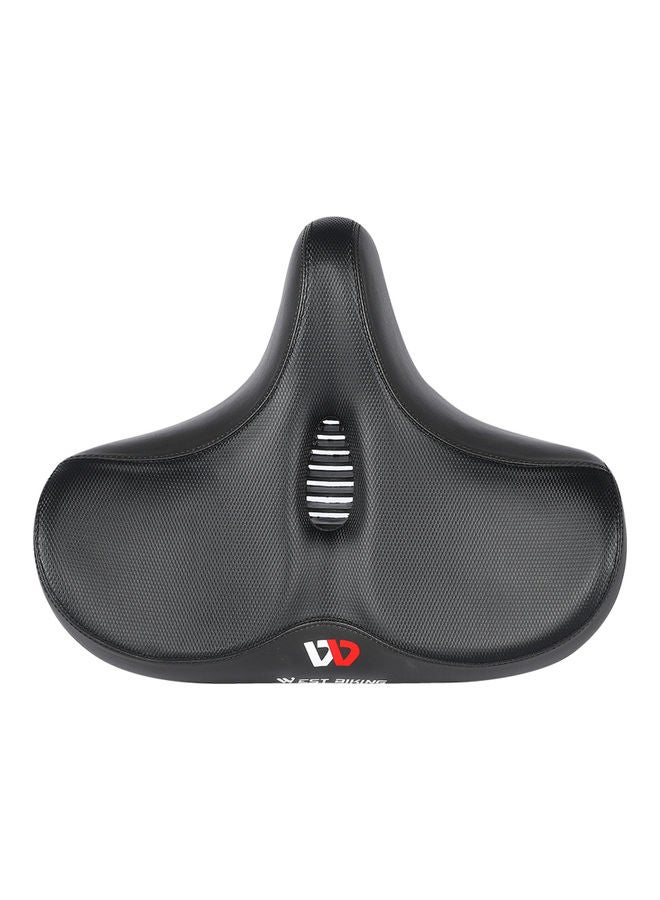 Bicycle Seat Black Hollow with Windshield