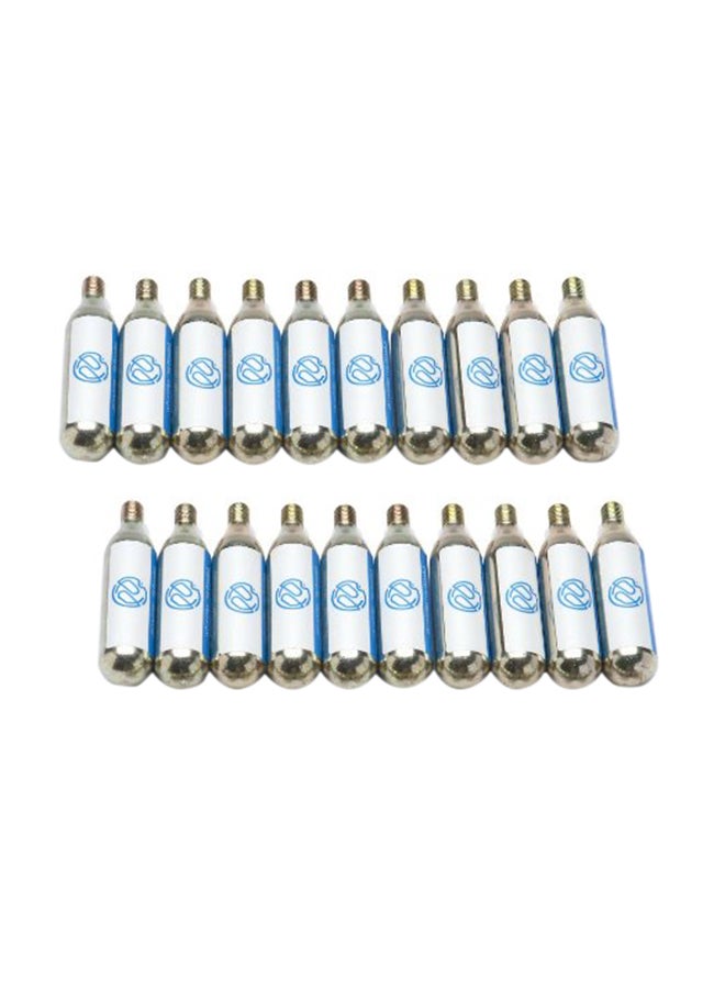 20-Piece Works CO2 Cartridge 10.16x50x9.53inch